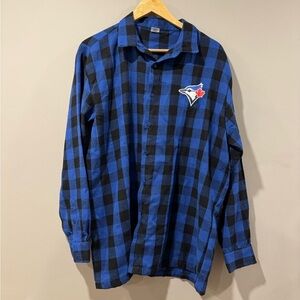 Toronto Blue Jays Fannel Fan-nel Flannel Shirt 2024 SGA Giveaway